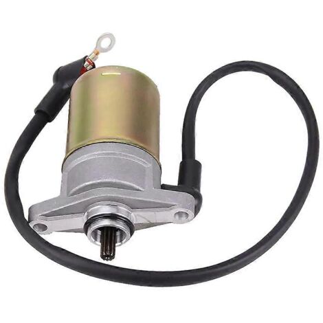 Démarreur électrique GY6 139QMB pour Yamoto (49cc, 50cc, 60cc, 80cc) - Noir (1/5)