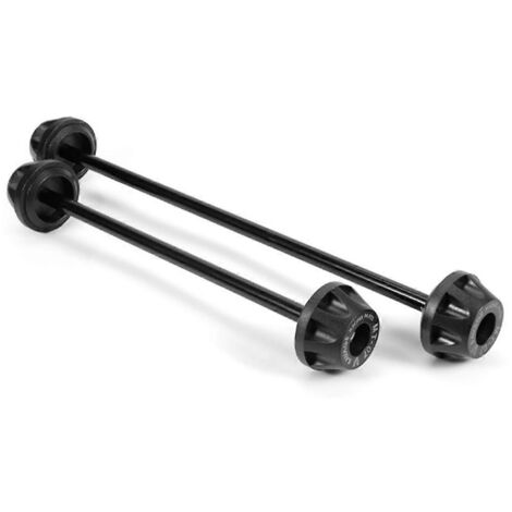 Protection de roue avant et arrière pour fourche et axe YAMAHA - Noir (1/5)