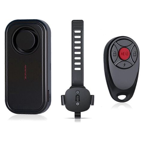 Alarme antivol sans fil pour moto, étanche IP66, avec lumière LED --- (1/5)