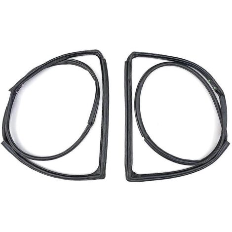 Kit de garniture de joint de porte avant (1 paire) pour Jeep Wrangler JK 2007-2018 - Noir (1/5)