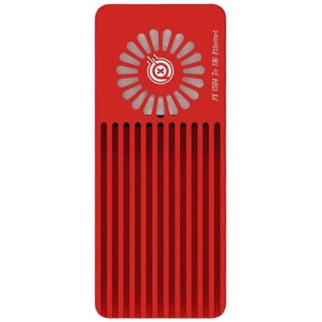 Carte Ethernet Thunderbolt 10G PX USB4 vers Ethernet 10G - Rouge (1/5)