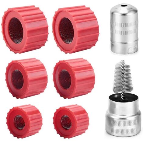 Lot de 6 outils pratiques de plomberie pour le nettoyage des tuyaux en cuivre. (1/5)