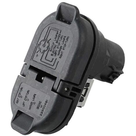 Connecteur de prise de remorquage pour attelage de remorque de pare-chocs arrière de voiture-- (1/5)