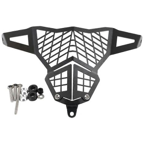 Accessoires moto : Grille de protection de phare, cache de phare --- (1/5)