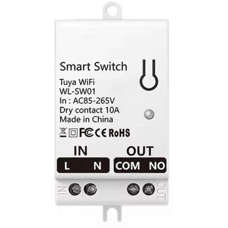 Module de contact sec Tuya Smart WiFi 10A universel CA 85-265V-- (1/5)