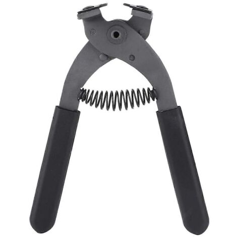 Pince perforatrice silencieuse portative en acier au carbone pour le travail du cuir (1/5)