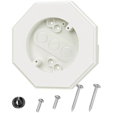 Kit de montage pour bardage octogonal, lampes de bardage vertical blanches 8141 (1/5)