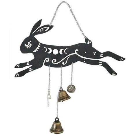 Carillon éolien suspendu lapin style vintage - (1/5)