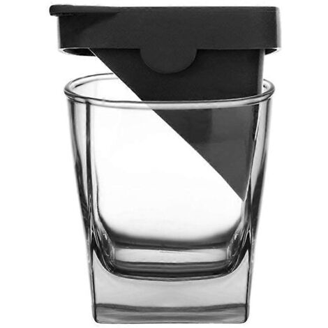 Verre à vodka, verre à whisky, glaçons, verre à boire, gel de silice, treillis de glace, étranger-- (1/5)
