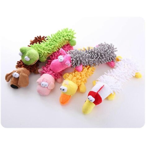 Jouets en peluche pour chiens émettant des sons, jouets à mâcher et à faire grincer les dents, C-- (1/5)