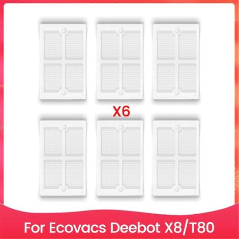 Filtre à poussière pour aspirateur X8 - Pièces de rechange (lot de 6) (1/5)