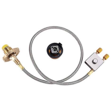 Adaptateur de recharge de propane pour réchaud à gaz de camping extérieur (1/5)