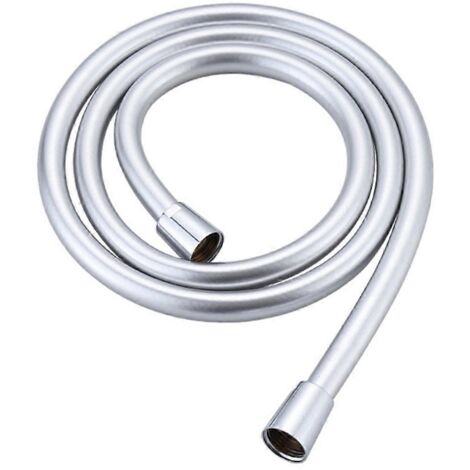 Flexible de douche 1,5 m - Haute pression, pour douchettes à main - Blanc (1/5)
