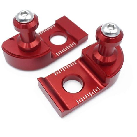 Blocs tendeurs de chaîne pour Ténéré 700 XTZ 700 2019-2024 Rouge-- (1/5)