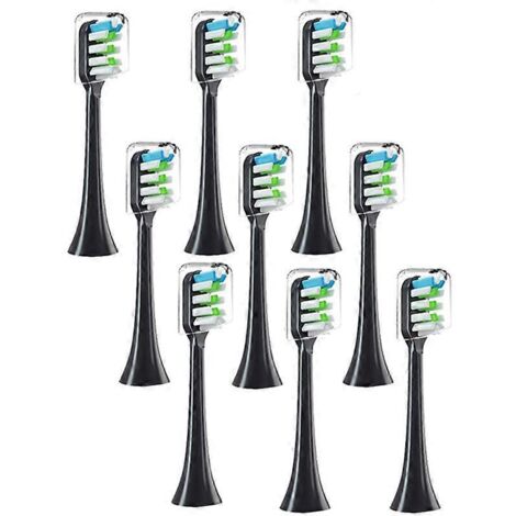 9 têtes de brosse pour brosses électriques SOOCARE V1 V2 X3 X3U X5 D2 D3, A--