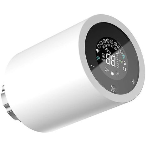 Actionneur de radiateur intelligent Zigbee à écran tactile LCD A-- (1/5)