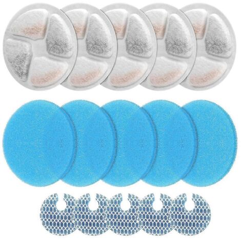 Filtres pour fontaine à eau pour chats, format rond 2 L/67 oz. (1/5)