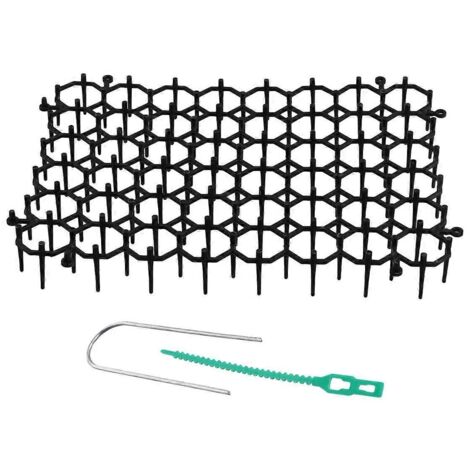 Lot de 12 tapis anti-excréments de chat avec picots, répulsif pour animaux (1/5)