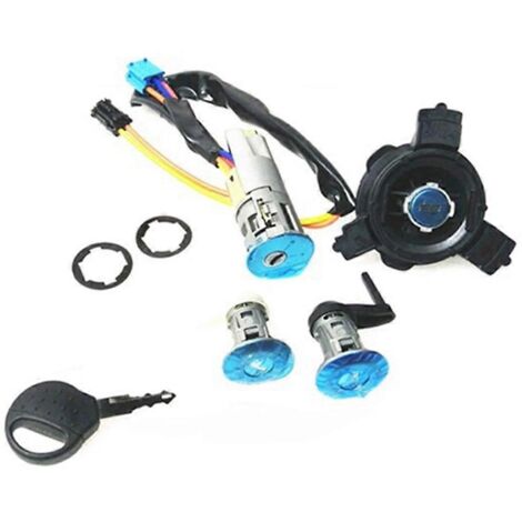 Antivol complet pour voiture Peugeot : antivol de contact, antivol de porte, antivol de réservoir de carburant. (1/5)