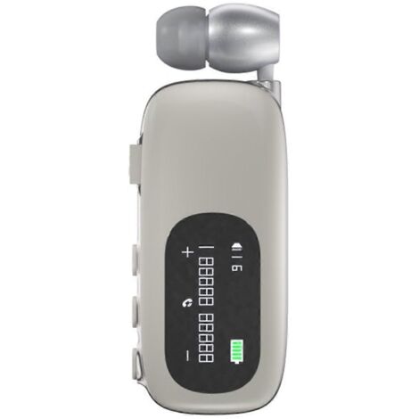 Casque mains libres Bluetooth Business Clip beige argenté-kaki argenté (1/5)