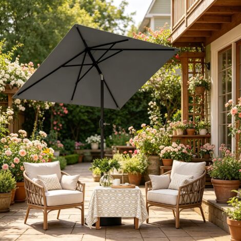 Piscine parasol, parasol de balcon avec grand toit, parasol de jardin, parasol extérieur (ce parasol ne comprend pas la base, uniquement le parasol) (1/5)