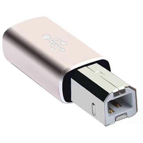 Convertisseur USB-C femelle vers MIDI, adaptateur USB-C vers USB-B, connecteur convertisseur (1/5)