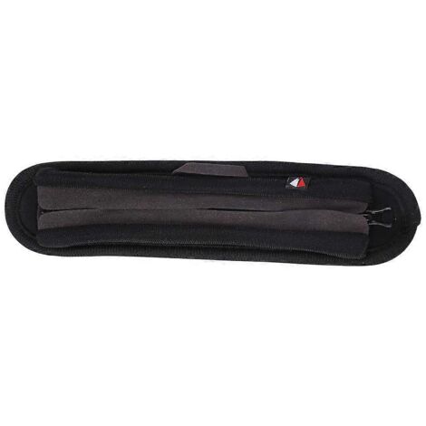 Housse de casque audio épaisse avec fermeture éclair et arceau fermé - Grande taille - Noir (1/5)