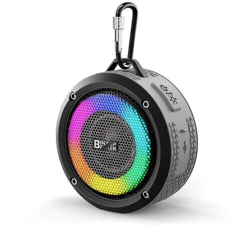 Enceinte extérieure étanche IPX7 avec 3 modes d'éclairage LED, WTS appairée pour vélo (1/5)