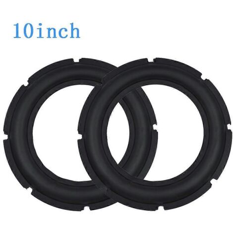 Anneaux de suspension en mousse de caoutchouc pour haut-parleur de subwoofer de 3/4/5/6,5/10/12 pouces - 10 pouces (1/5)