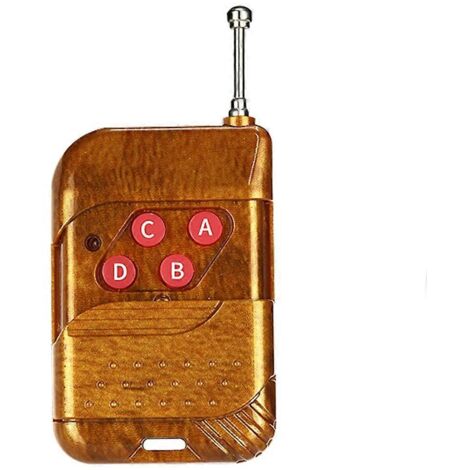 Télécommande universelle sans fil 315/433/418/430 MHz avec code de copie, 4 canaux - 315 MHz (1/5)