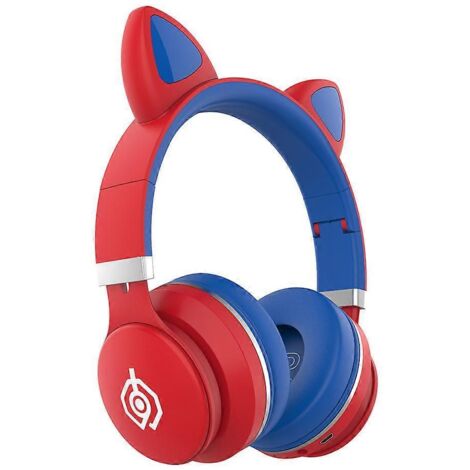 Casque de jeu sans fil avec double sortie audio stéréo, compatible carte TF (1/5)