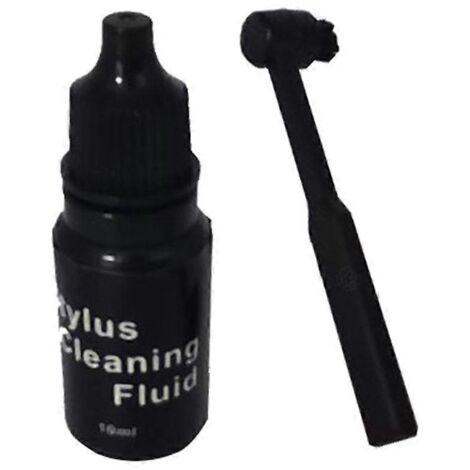 Kit de nettoyage pour platine vinyle, cellule phono, stylet antistatique - brosse et liquide de nettoyage (1/5)