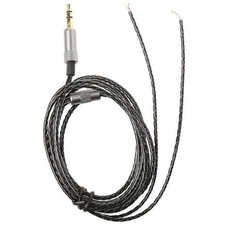 Câble audio 1,25 m, câble audio pour casque audio DIY 3,5 mm, câbles audio pour écouteurs (1/5)