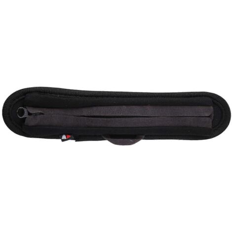 Housse de casque audio épaisse avec fermeture éclair et arceau fermé - petite taille - noire (1/5)