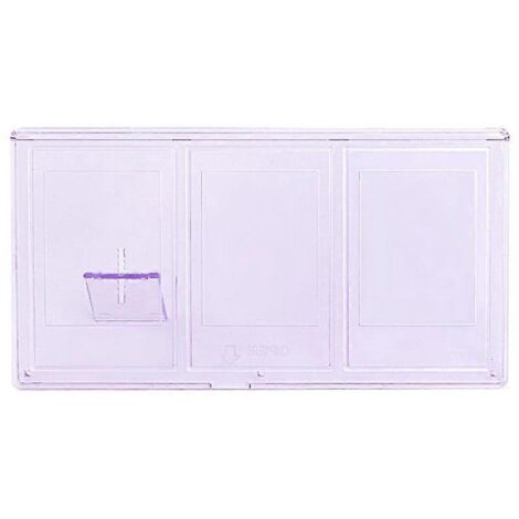 Cadre photo transparent de 7,6 cm (3 pouces), petite boîte à photos, support de table (1/5)