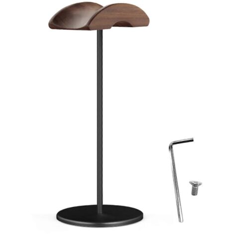 Support en bois pour casque audio, présentoir pour écouteurs, support en forme de U (1/5)