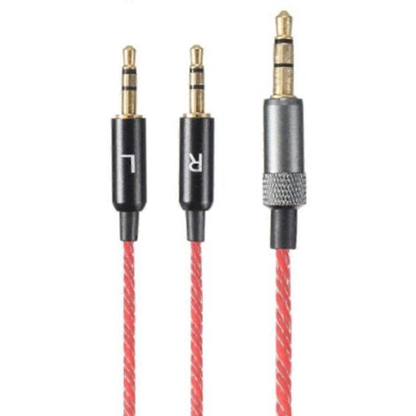 Câble multibrins pour casque Sol Republic Master Tracks (sans micro) - Rouge (1/5)