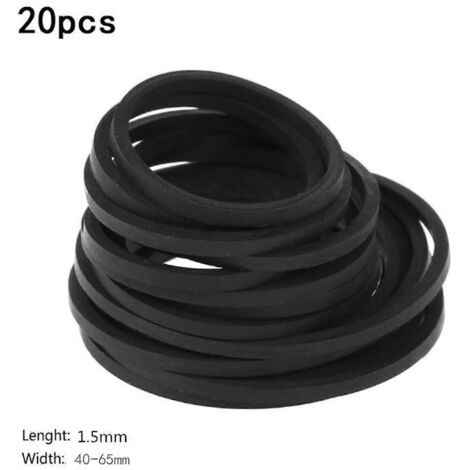 Cassette de mélange à courroie carrée universelle en caoutchouc de 1,5 mm de largeur, pliable en deux, 40-65/75-100/110-145 mm. (1/5)