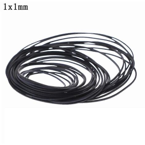 Lot de 30 bandes de mixage pour cassettes audio 0,7 x 0,7 mm et 1 x 1 mm, avec courroie en caoutchouc de rechange 1 x 1 mm. (1/5)