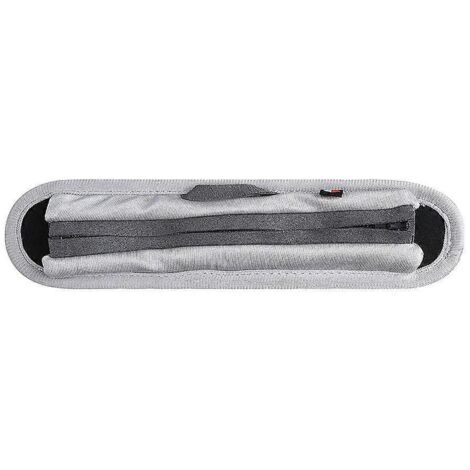 Housse de casque audio épaisse avec fermeture éclair et arceau fermé - petite taille - grise (1/5)
