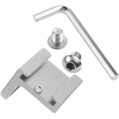 Adaptateur de griffe porte-accessoires à angle de 90° pour fixation sur une cage latérale de caméra (1/5)