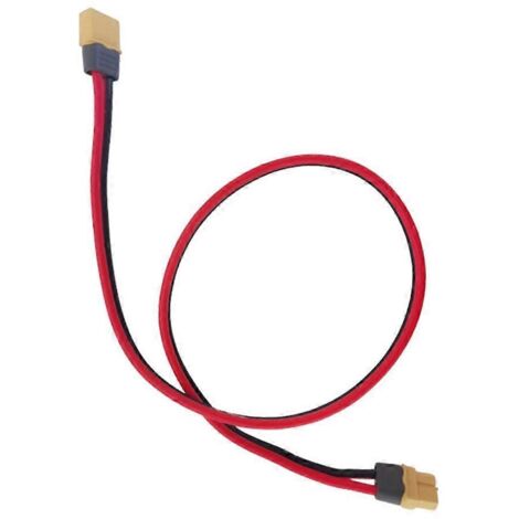 Câble d'extension de 180 cm avec connecteur XT60 mâle vers XT60 femelle et fil silicone 12 AWG. (1/5)