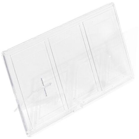 Cadre photo transparent de 7,6 cm (3 pouces), petite boîte à photos, support de table (1/5)