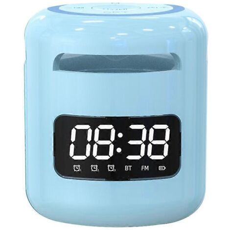 Radio-réveil de chevet avec chargeur USB, enceinte Bluetooth et son HiFi (1/5)