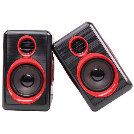 Enceinte USB amplifiée pour appareils universels avec prise jack 3,5 mm - Boîtier de centre musical (1/5)