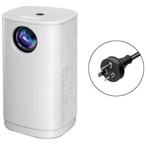 Mini projecteur LED T1 480x360 pixels, mini projecteur vidéo USB 1080p, prise australienne, blanc (1/5)