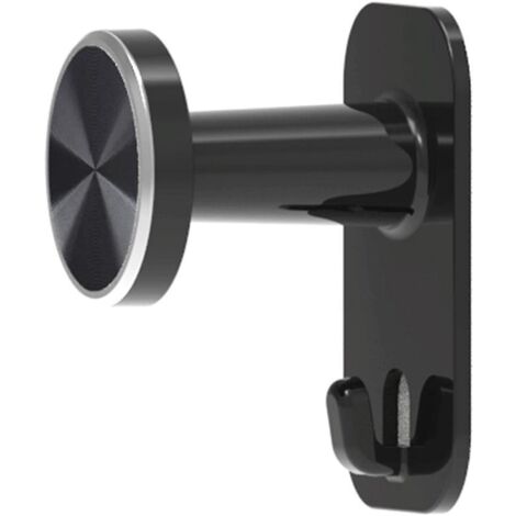 Support mural robuste pour casque audio - Anneau argenté - Noir (1/5)