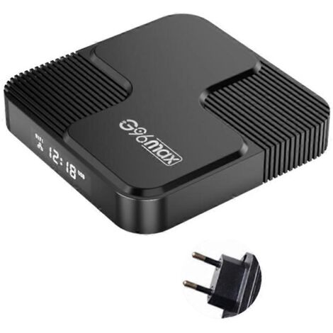 Boîtier TV Android G96max H618 Top Box avec double signal WiFi pour Android 12.0 - Prise UE - 4 Go / 64 Go