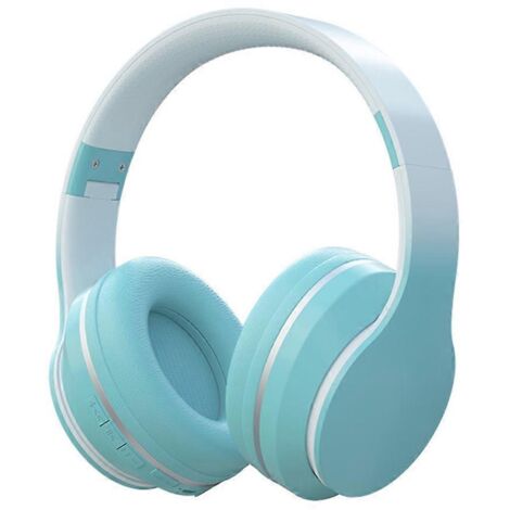 Casque audio amélioré sans fil/filaire supra-auriculaire pour téléphone, ordinateur et jeux vidéo. (1/5)