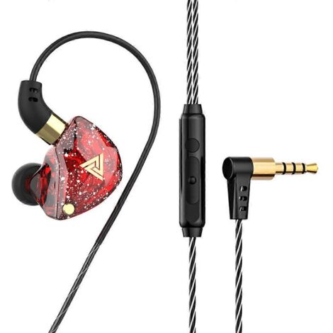 Casque audio intra-auriculaire filaire avec microphone et caisson de basses pour jeux vidéo et sport. (1/5)